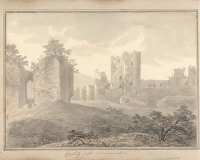 Vedute in Inghilterra, Scozia e Galles: Castello di Caerphilly, Glamorganshire da Amos Green
