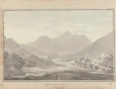 Vedute in Inghilterra, Scozia e Galles: Capel Cerrig e Snowdon da Amos Green