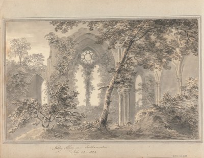 Vedute in Inghilterra, Scozia e Galles: Abbazia di Netley vicino a Southampton, 24 Luglio 1804 da Amos Green