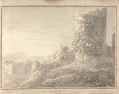 Vedute in Inghilterra, Scozia e Galles: Parte del Castello di Caerphilly da Amos Green
