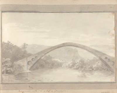 Vedute in Inghilterra, Scozia e Galles: Pont Y Pridd, nella valle di Taff o Glamorgan da Amos Green