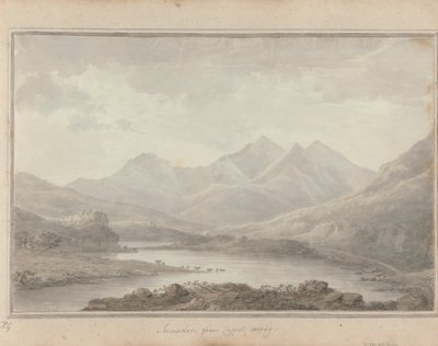 Vedute in Inghilterra, Scozia e Galles: Snowdon, da Capel Cerrig da Amos Green