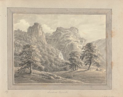 Vedute in Inghilterra, Scozia e Galles: Tour in Scozia; Lowdoor Cascade da Amos Green