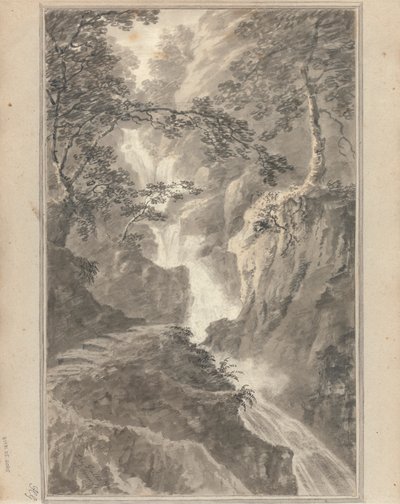 Vedute in Inghilterra, Scozia e Galles: Tour in Scozia; La Cascata di Moness da Amos Green