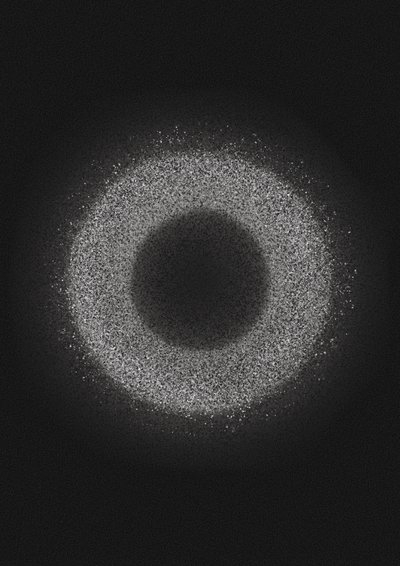 Anello luminoso astratto da Amy Louise Baker