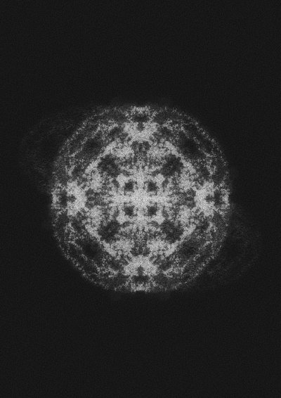 Sfera astratta luminosa da Amy Louise Baker