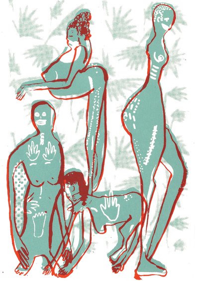Moduli 2, 2015 (stampa schermo) da Amy Louise Evans