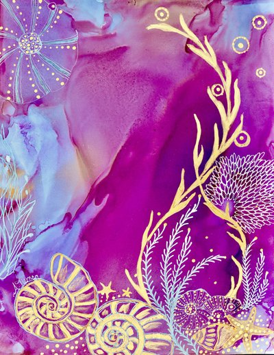 Gioielli Golden Ocean da Amy Tieman