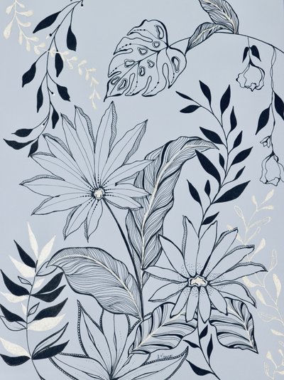 Sereno fogliame tropicale da Amy Tieman