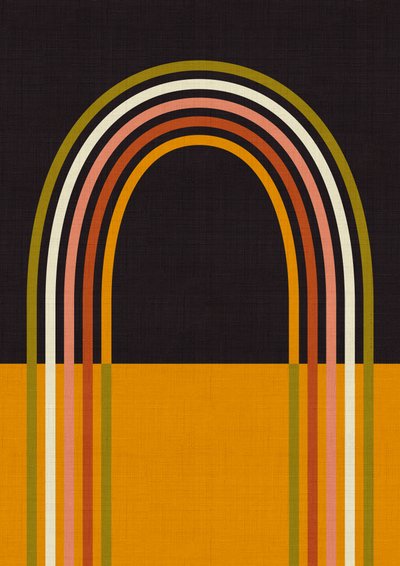 Geo Shapes Autunno 2021 Arco arcobaleno da Ana Rut Bre