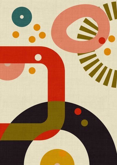 Cirque 3 in stile Mid-Century da Ana Rut Bre