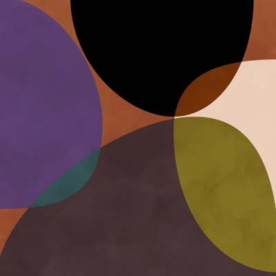 Cerchi centrali in terracotta Blck2 da Ana Rut Bre