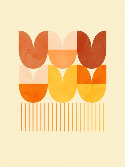 Primavera Mid Rhapsody Arancione 1 da Ana Rut Bre