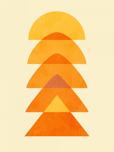 Primavera Mid Rhapsody Arancione 5 da Ana Rut Bre