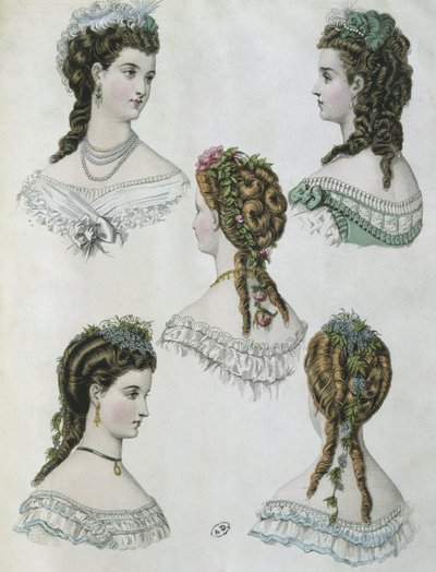 Acconciature, illustrazione da 