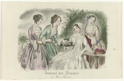 Journal des Femmes, ca. 1850 : 4, Rue Favart da Anaïs Colin Toudouze