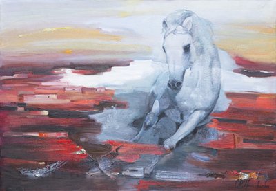 White Horse Red Energy da Anastasiia Grygorieva