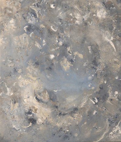 Morbido flusso grigio-azzurro da Anastasiya Devochkina