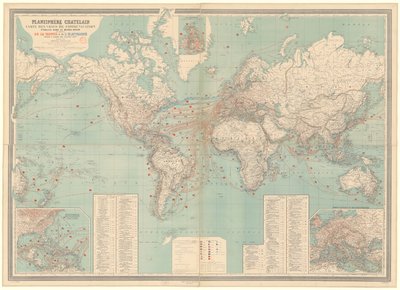 Mappa mondiale del vapore e dell