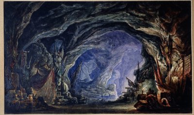 Scenografia per il balletto Le Corsaire di Adolphe Adam da Anatoli Fedorovich Geltser