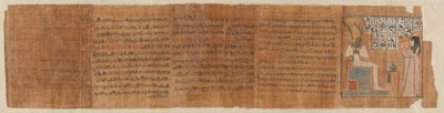 Papiro funerario di Tayuhenutmut da Ancient Egyptian
