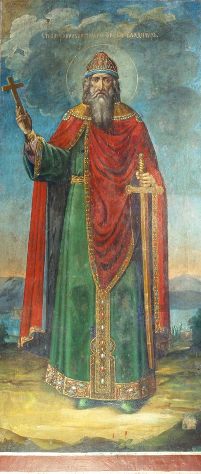Granduca Vladimir Svyatoslavich da Ancient Russian frescos