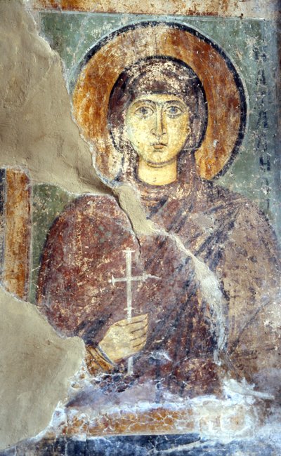 Santa Natalia da Ancient Russian frescos