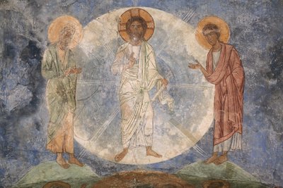 La Trasfigurazione di Gesù, XII secolo da Ancient Russian frescos