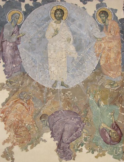 La Trasfigurazione di Gesù, ca 1380 da Ancient Russian frescos
