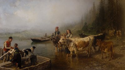 Luogo del traghetto sul lago da Anders Askevold