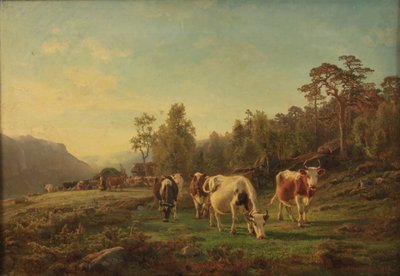 Paesaggio con mucche da Anders Askevold