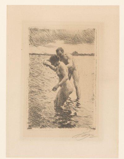 Il pilota da Anders Leonard Zorn (signed by artist)