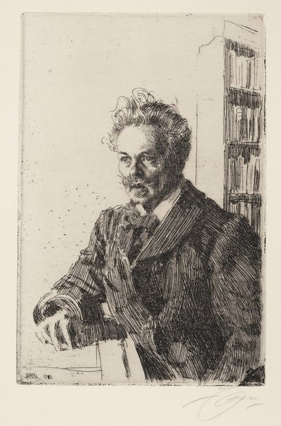 August Strindberg da Anders Leonard Zorn