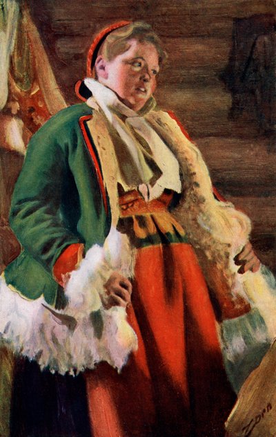 Braskkulla, una ragazza contadina di Moro da Anders Leonard Zorn