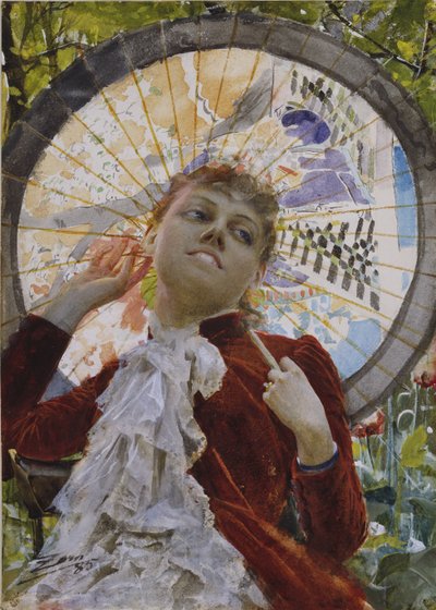 Castelli in aria, 1885 da Anders Leonard Zorn