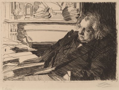 Ernest Renan, 1892 da Anders Leonard Zorn