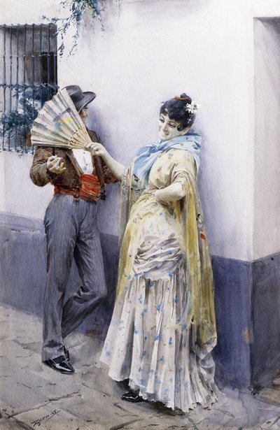 Civetteria, 1885 da Anders Leonard Zorn