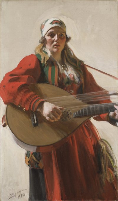 Melodie di casa, 1920 da Anders Leonard Zorn