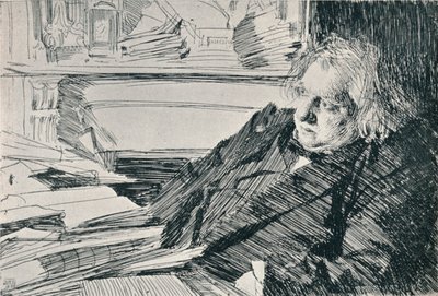 Joseph Ernest Renan 1823-1892, 1892, 1898 da Anders Leonard Zorn