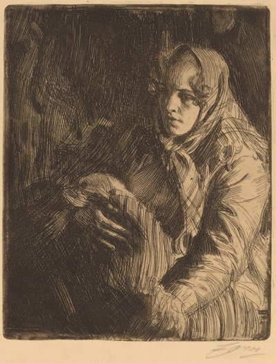 Madonna, 1900 da Anders Leonard Zorn