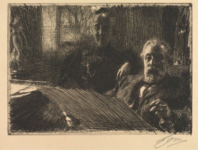 Mr. e Mrs. Fürstenberg, 1895 da Anders Leonard Zorn