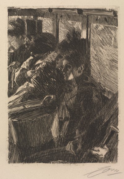 Omnibus, 1892 da Anders Leonard Zorn