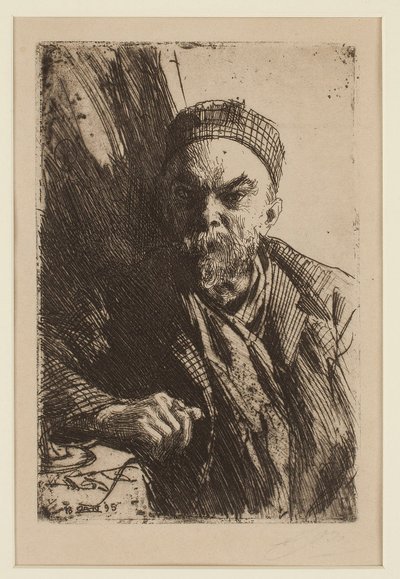 Ritratto del poeta Paul Verlaine (1844-1896) da Anders Leonard Zorn