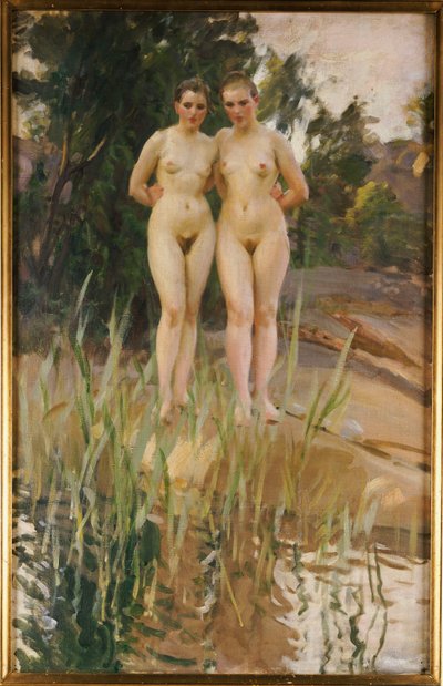 Due amici da Anders Leonard Zorn