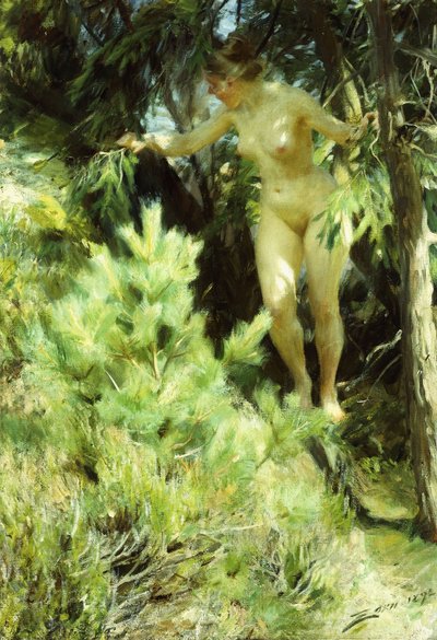Spirito del bosco da Anders Leonard Zorn