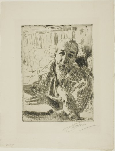 Anatole France da Anders Leonard Zorn