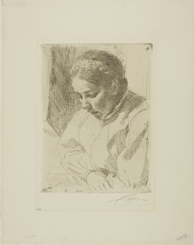 In preghiera da Anders Leonard Zorn