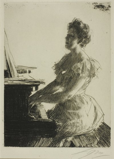 Al Pianoforte da Anders Leonard Zorn
