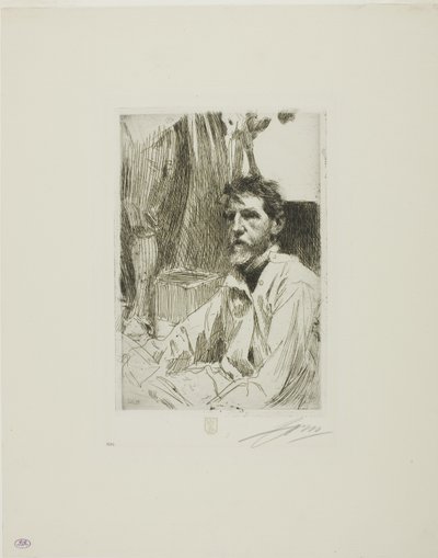 August Saint Gaudens I da Anders Leonard Zorn