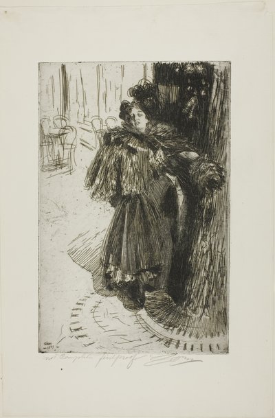 Effetto di notte III da Anders Leonard Zorn